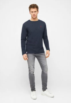 Derbe Kippes Herren Langarmshirt Dunkelblau Navy -Derbi Kleidung Geschaft M 04 LSFL Basic 20Kippes 20navy 20010 070 1280x1280