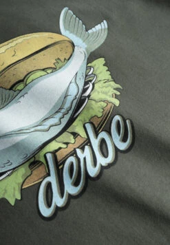 Derbe Fishking Herren T-Shirt Grün Oliv -Derbi Kleidung Geschaft M 04 TS Fishking 20kombu 20green 200540 040 1280x1280