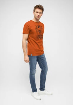 Derbe Seemann Herren T-Shirt Orange -Derbi Kleidung Geschaft M 04 TSFL Seemann 20cinnamon 200850 070 1280x1280