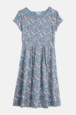 Seasalt Cornwall Riviera Damen Kleid Hellblau Rot Blumen -Derbi Kleidung Geschaft Riviera 20Dress 20II 20 20Papercut 20Floral 20Tide 20 201 clipped rev 1wX1nY347X19sG 1280x1280