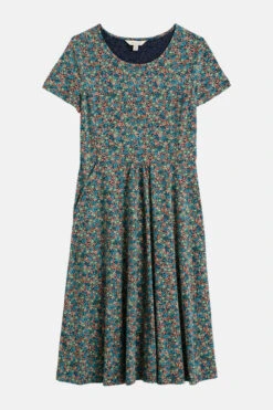 Seasalt Cornwall April Damen Kleid Türkis Rot Blumen -Derbi Kleidung Geschaft SS 20April 20Dress 20 20Bijou 20Daisies 20Mix 20 201 clipped rev 1 1280x1280