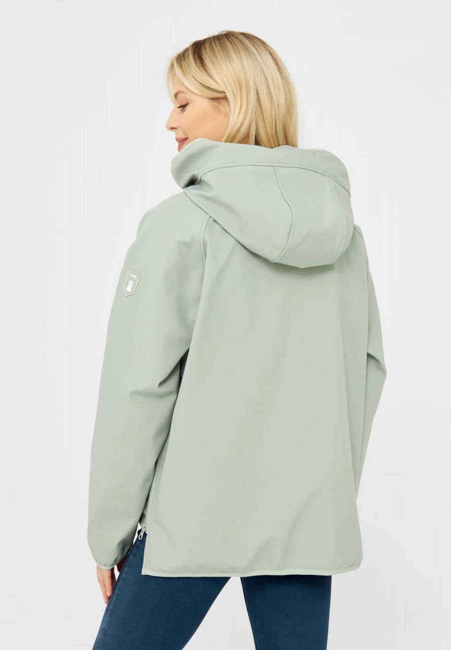 Derbe Peutby Damen Softshelljacke Hellgrün 6 Derbe Peutby Damen Softshelljacke Hellgrün – Bild 4