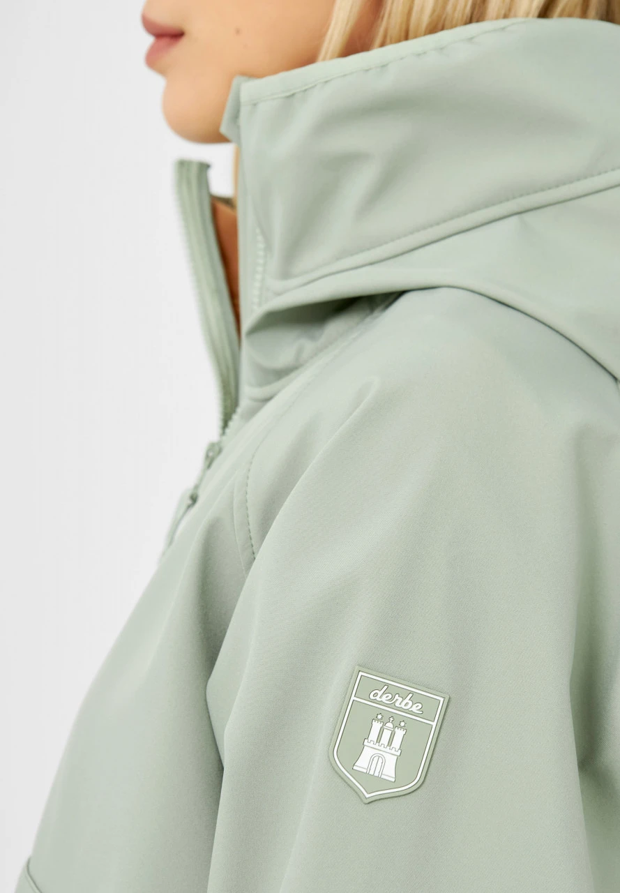 Derbe Peutby Damen Softshelljacke Hellgrün 7 Derbe Peutby Damen Softshelljacke Hellgrün – Bild 5