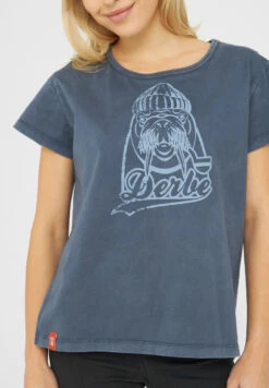 Derbe Walross Damen T-Shirt Dunkelblau -Derbi Kleidung Geschaft W 03 TSW Walross 20navy 20010 040 1280x1280