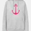 Derbe Anker Damen Hoodie Grau 2 Derbe Anker Damen Hoodie Grau -Derbi Kleidung Geschaft W 05 HD Anker 20grey 20melange 20021 001 clipped rev 1 1280x1280