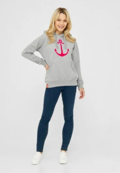 Derbe Anker Damen Hoodie Grau -Derbi Kleidung Geschaft W 05 HD Anker 20grey 20melange 20021 070 1280x1280